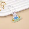 Colgante para Mochila Escolar Infantil, Llavero Lindo de Animalito, Colgante Acrílico, Colgante de Dibujos Animados, Regalos Pequeños Personalizados al por Mayor