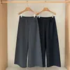 Pantalones de traje anchos de cintura alta estilo coreano para mujer, nuevo modelo de otoño 2026, adelgazantes, versátiles, holgados, con caída, casuales, pantalones largos de alta gama