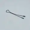 Etiquetas de Fio em Estoque para Roupas, Etiquetas Universais com Cabeça de Bala, Cordões para Bolsas, Sapatos e Chapéus, Compra em Atacado Preferencial