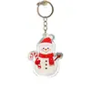 Llaveros de Navidad acrílicos personalizados para ventas transfronterizas, decoraciones estudiantiles, accesorios para bolsos y decoraciones para llaves como regalos