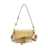 Bolsa Sela Floral Vintage Monica Chicchi 2026 Novo Modelo Feminino Design de Nicho Bolsa Transversal com Toque de Luxo Bolsa de Ombro