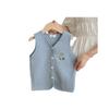 Chaleco de bebé chaleco infantil de primavera y otoño chaleco de algodón fino chaleco infantil de otoño e invierno para niños y niñas