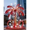 Fogos de Artifício do Dia de Ano Novo, Iluminação e Instalações Decorativas de Árvores, Iluminação e Adereços Decorativos Chineses de Ano Novo Personalizados para Shopping Centers