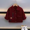 Q085 Chaqueta de Primavera y Otoño para Niños, Nuevo Abrigo Moderno y Elegante para Niños, Ropa Urbana de Moda para Niños y Niños Pequeños