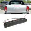 Luz de freno adecuada para Toyota 2014 Hilux Vigo carcasa negra luz roja 1