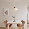 Candelabros de restaurante al por mayor, lámparas de barra de hotel estilo minimalista moderno de arte de hierro color crema, lámparas nórdicas para sala de estar y comedor, lámparas de dormitorio