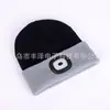Sombrero de Iluminación Europeo y Americano Gorro de Punto Luz LED Ciclismo al Aire Libre Escalada de Montaña Sombrero Luminoso Hombres y Mujeres Ala Ancha Luminosa