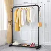 Perchero Simple de Pie para el Hogar, Poste Resistente para Secar Ropa, Colgador de Ropa para Interiores, Perchero Plegable para Almacenamiento en Dormitorio