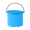 Balde Dobrável Portátil para Carro Camping ao Ar Livre Balde Pequeno para Lavagem de Carro Balde para Pesca de Carro Balde de Plástico para Viagem Doméstica