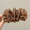 Pinza para el pelo de coleta alta grande de otoño e invierno, pinza banana con estampado de leopardo, horquilla para la parte posterior de la cabeza, pinza vertical, pinza retorcida, accesorio para el pelo para mujer