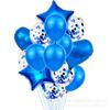 Rosa ouro balão combinação terno decoração de festa de aniversário estrela de cinco pontas amor balão de alumínio transfronteiriço Amazon