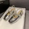 Sandalias Mary Jane de Tacón Grueso con Punta Cerrada para Mujer, Novedad Verano 2026 Estilo Hada Sandalias sin Espalda con Punta Cerrada y Correa de Pedrería