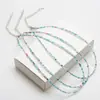 Collar de cuentas de arroz pequeño de venta caliente transfronterizo apilable accesorios de joyería DIY estilo étnico personalizado estilo bohemio cristal
