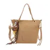 Bolso de Hombro y Mano Versátil de Textura de Alta Gama para Mujer 2025 Otoño Nuevo Bolso Tote de Gamuza Moda Ropa de Trabajo