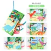 Amazon Libro de Tela para Bebé Papel Sonoro No se Puede Rasgar Libro de Tela en Inglés Educación Temprana Cognición Infantil Se Puede Morder Libro de Palma