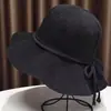 Sombrero de Pescador para Mujer, Sombrero de Paja Delgado Transpirable de Verano, Sombrero Cubo Plegable para Protección Solar al Aire Libre en la Playa, Sombrero para el Sol, Sombrero Parasol