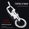 Chaveiro de carro publicidade presente faca garrafa liga de zinco chaveiro chaveiro laser lettering fingertip giroscópio
