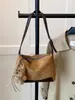 Bolso de Axila para Mujer 2026 Nuevo Comercio Exterior de Moda Nicho Estampado de Leopardo Bolso de Hombro Gamuza Bolso Cruzado de Viaje
