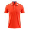 Camisa polo masculina de lapela de algodão tencel YDD ZH22603# em estoque, básica, popular, manga curta, solta