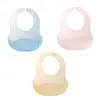 Babetes de Verão para Crianças Silicone de Grau Alimentício Babadores Ultra-Macios Babadores Leves e Macios para Bebês Toalha de Saliva Babadores de Silicone