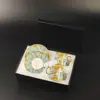 Juego de Taza y Platillo de Café Retro Estilo Europeo Transfronterizo Taza Creativa Pequeña Recta con Asa Dorada Taza para el Hogar Exquisita de Gama Alta
