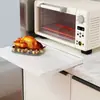Estante de Extensión Inferior Deslizante para Horno de Microondas Cafetera Pequeño Electrodoméstico Bandeja de Soporte Telescópica Expansión de Espacio de Escritorio