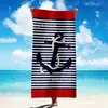 Nuevo de Gran Venta Estilo Tigre Tema de Playa Toalla de Baño Cuadrada Toalla de Playa Microfibra Secado Rápido Estampado