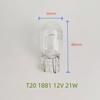 Foco de instrumento para coche T10T13T15T20 foco pequeño indicador luz ancha luz de lectura luz de freno luz de placa halógeno