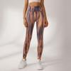 Pantalones de Yoga Estampados Tie-Dye Transfronterizos Personalizados para Mujer, Pantalones de Yoga Seamless de Cintura Alta para Glúteos de Durazno, Pantalones Deportivos Elásticos para Correr