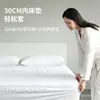 Lençol de Elástico Novo 10A Antibacteriano 100% Algodão Veludo de Fibra Longa, Camada Única, Cobertura Total 5 Lados, Roupa de Cama para Casa, Absorvente de Suor e Respirável