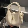 Bolso de Hombro Retro Moderno Maillard Style 2025 Elegante Bolso Cruzado de un Solo Hombro Tipo Cubo Bolso de Mano para Mujer