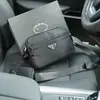 P Lada Europeo y Americano Nuevo Importado Paracaídas Impermeable Nailon Regenerado Unisex Hombro Cruzado Bandolera Bolso de Hombro