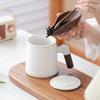 Taza de cerámica para separar té, agua potable, taza con filtro, taza de oficina, regalo de acompañamiento, taza con logotipo.