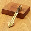 Latón Retro Anciano Manjushri Espada de Sabiduría Llavero para Coche Colgante Cadena para Colgar Equipaje Decorativo Regalos para Hombres y Mujeres