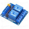 Módulo de placa de control de relé electromagnético bidireccional, 3,3 V, 5 V, 12 V y 24 V, disparador de nivel alto y bajo, aislamiento de optoacoplador dual.