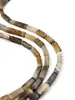 Cuentas cúbicas de ágata rayada de seda coloridas naturales cuentas sueltas collar con cuentas DIY accesorios de joyería de cuentas sueltas venta al por mayor