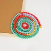 Suministro directo de fábrica en stock cuerda de linterna de color teñido por segmentos de 1 cm bola de pelo de linterna ropa cordón de zapato encaje
