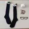 Calcetines de Algodón para Niña de Otoño e Invierno, Calcetines Dulces para Niña hasta la Pantorrilla con Encaje, Calcetines JK hasta la Pantorrilla, Calcetines Lolita, Calcetines de Algodón para Mujer, Lazo