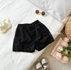Pequeño Chef Dulce Verano Nuevo Estilo Coreano Pantalones Cortos Calientes para Niños Pantalones Casuales de Cinco Puntos Pantalones Versátiles de Longitud Media para Niños Pantalones Cortos de Color Sólido para Bebé