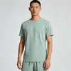 Roupas Antibacterianas de Secagem Rápida Grau 10A para Homens, Camisetas Fitness de Manga Curta com Gola Redonda, Soltas, Respiráveis, de Secagem Rápida, Casuais para Esportes
