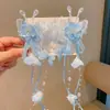 Acessórios de Cabelo Infantis Estilo Antigo, Presilhas de Cabelo de Fada com Franjas para Meninas, Flores de Cabelo Estilo Chinês para Meninas Pequenas, Adornos de Cabelo com Flores para Fantasia Antiga Hanfu