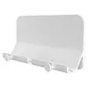 Soporte Plegable para Teléfono con Pantalla, Estante de Carga, Estante de Almacenamiento sin Taladro, Montaje en Pared Adhesivo, Gancho de Ventosa para Tableta sin Taladro