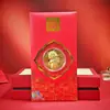 Sobre Rojo Puro Año del Caballo, Hazte Rico Inmediatamente, Atrae Riqueza, Moneda de Lámina de Oro, Moneda Conmemorativa, Regalo de Año Nuevo, Venta al por Mayor
