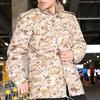 Chaqueta Cortavientos Táctica para Exteriores de Poliéster M65 Impermeable Camuflaje Largo Medio Resistente al Desgaste Cálida Venta al por Mayor