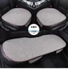 Cojín para Asiento de Coche Transfronterizo Lino Grueso Juego de Tres Piezas para Cuatro Estaciones Sin Cojín de Respaldo Dropshipping para Asientos Traseros