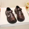 Zapatos de cuero negros estilo británico para niñas, nueva colección primavera/otoño 2026, zapatos de cuero de suela blanda para niños, zapatos de princesa JK para niñas pequeñas