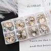 Cristal K9 Cortado 8*10 Huevo de Paloma Ovalado Sin Costuras Sin Base Bola de Diamante Apilable Decoraciones de Uñas de Alta Calidad Deslumbrantes