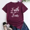 Spot ebay Amazon wish Europa e Estados Unidos transfronteiriço quente estampa de letras gola redonda manga curta camiseta roupa feminina