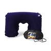 Almohada inflable de viaje en forma de U viaje Sanbao almohada para el cuello almohada lumbar inflable pvc engrosado flocado almohada en forma de U