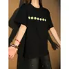Ropa Nueva de Verano 2026 para Pareja Estilo Coreano Moderna Personalizada Bordada Suelta Oversize Tops Unisex Sensación de Alta Gama